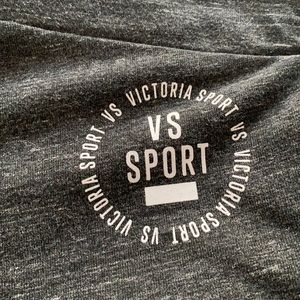 Victoria’s Secret sport dark gray sweatpants.